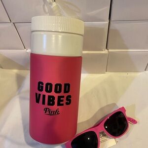 New!PINK Victoria's Secret Pink bottle and sunglasses set
